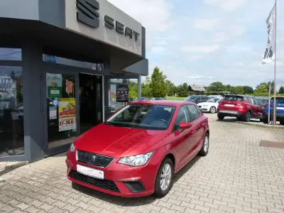 Gebraucht Seat Ibiza Style 95 PS (69 kW) 2017 Desire rot metallic Limousine