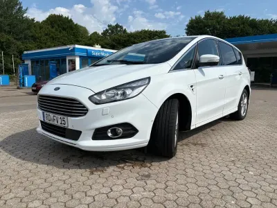 Gebraucht Ford S-MAX S 165 PS (121 kW) 2019 Weiß Van / Kleinbus