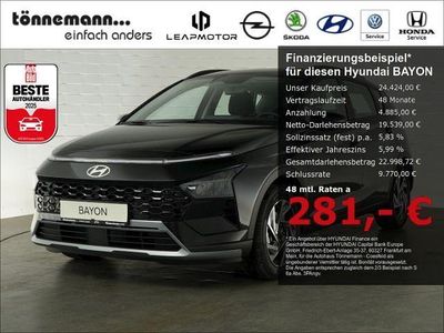 Nuova Hyundai Bayon Trend 101 CV (74 kW) 2025 Nero SUV