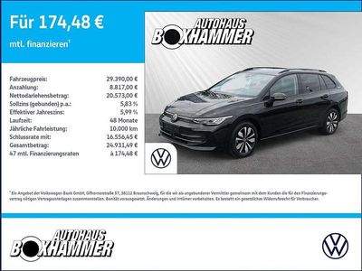 Gebraucht VW Golf VIII Goal 116 PS (85 kW) 2025 Schwarz Kombi
