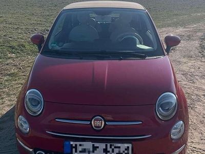 Usata Fiat 500C Lounge 69 CV (50 kW) 2018 Rosso Cabrio