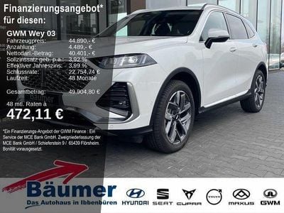 Weiß Neu 2025 Wey 03 Lux SUV | 44.890 € (Fairer Preis)