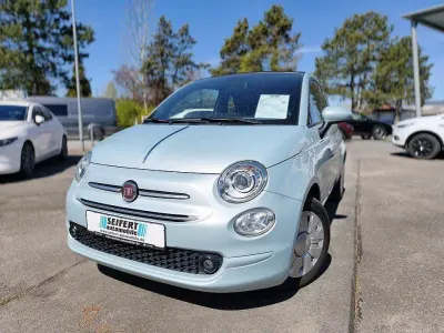 Używany Fiat 500 Launch Edition 69 KM (50 kW) 2020 Niebieski Kabriolet