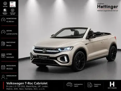 Gebraucht VW T-Roc Cabriolet R-line 150 PS (110 kW) 2022 Silber Cabrio