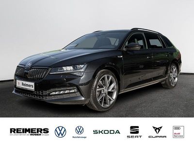 Brugt Skoda Superb SportLine 150 HK (110 kW) 2022 Sort Stationcar