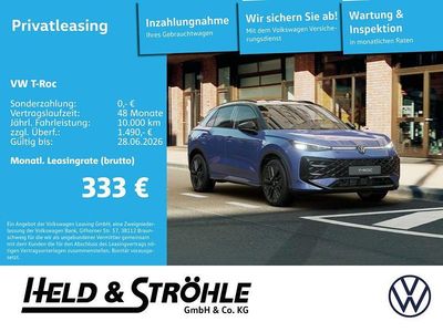 Novo VW T-Roc R-line 150 HP (110 kW) 2026 Azul SUV