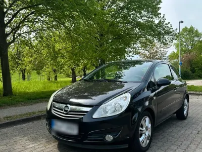 Second-hand Opel Corsa 80 CP (58 kW) 2008 Negru Hatchback