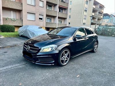 Schwarz Gebraucht 2014 Mercedes A200 AMG line Limousine | 11.200 € (Fairer Preis)