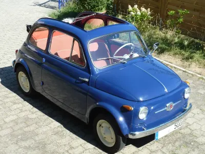 Gebraucht Fiat 500 15 PS (11 kW) 1959 Blau Kleinwagen