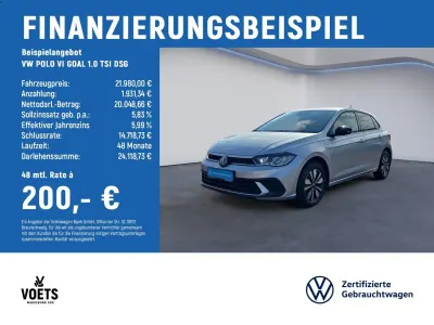 Gebraucht VW Polo Goal 95 PS (69 kW) 2025 Silber Kleinwagen
