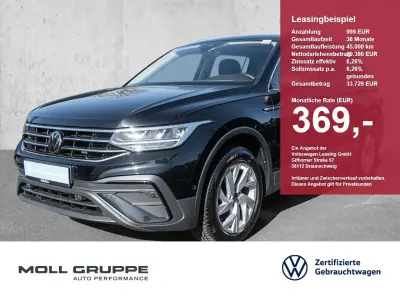 Gebraucht VW Tiguan Allspace Life 150 PS (110 kW) 2023 Deep black perleffekt (metallic) SUV