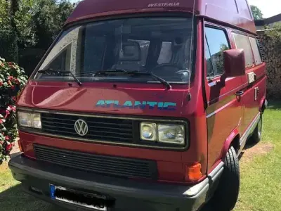 Brugt VW T3 69 HK (50 kW) 1990 Rød Van