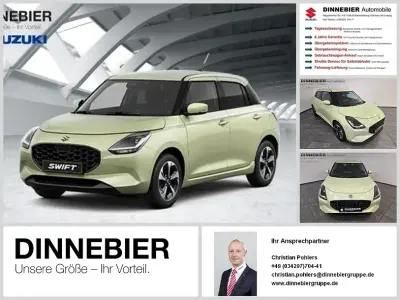 Neu Suzuki Swift Comfort+ 83 PS (61 kW) 2026 Gelb (metallic) Kleinwagen