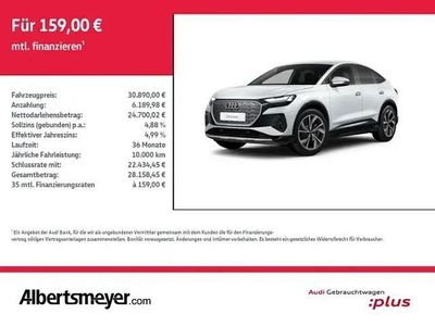 Gebraucht Audi Q4 e-tron Ambiente 110 kW (150 PS) 2022 Weiß SUV