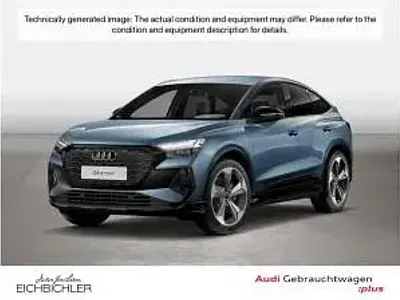 Gebraucht Audi Q4 e-tron 219 kW (299 PS) 2023 Blau (geysirblau) SUV