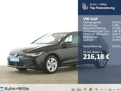Brugt VW Golf VIII Life 116 HK (85 kW) 2025 Sort Sedan
