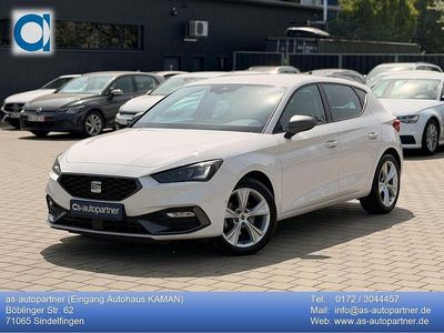 Usata Seat Leon FR-Line 150 CV (110 kW) 2023 Bianco Berlina