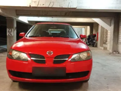 Brugt Nissan Almera Acenta 100 HK (73 kW) 2005 Rød Sedan