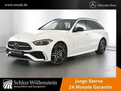 Gebraucht Mercedes C300e AMG 313 PS (230 kW) 2025 Unilack polarweiß Kombi