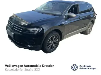 Gebraucht VW Tiguan Allspace Highline 200 PS (147 kW) 2021 Deep black perleffekt SUV