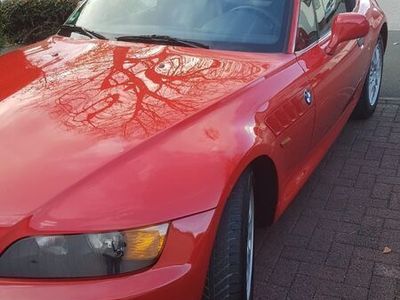 gebraucht BMW Z3 Magmarot Teilleder 126TKM TÜV 2025 ohne Mängel