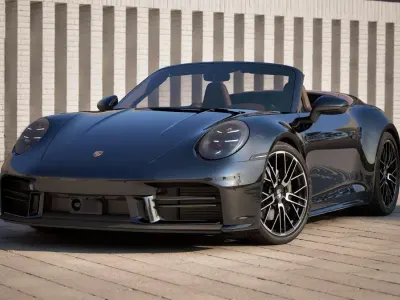 Ny Porsche 911 Carrera 394 HK (289 kW) 2026 Sort Cabriolet