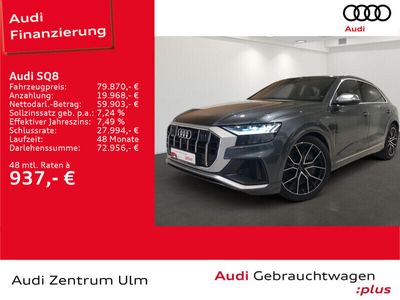 gebraucht Audi SQ8 TDI quattro KERAMIK ALLR-LENK AHK STDHZ LUFT