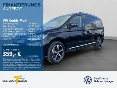Nowe VW Caddy Maxi Style 116 KM (85 kW) 2026 Czarny Minivan