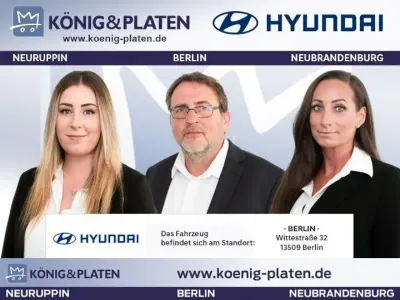 Neu Hyundai i20 Blackline 90 PS (66 kW) 2026 Atlas white (weiß) Kleinwagen