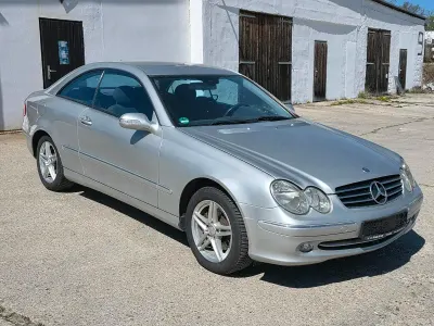 Brugt Mercedes CLK240 170 HK (125 kW) 2006 Sølv Coupe
