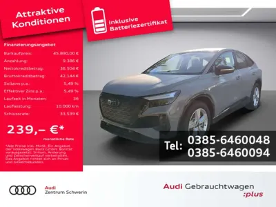 Gebraucht Audi Q4 e-tron 219 kW (299 PS) 2025 Kieselgrau SUV