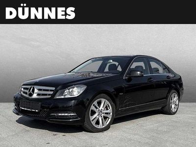 Gebraucht Mercedes C180 Avantgarde 156 PS (114 kW) 2012 Obsidianschwarz metallic Limousine