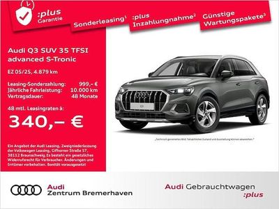 Gebraucht Audi Q3 Advanced Plus 150 PS (110 kW) 2025 Chronosgrau metallic SUV