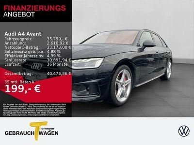 Gebraucht Audi A4 S-Line 204 PS (150 kW) 2024 Schwarz Kombi