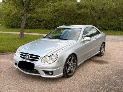Używany Mercedes CLK55 AMG AMG 367 KM (269 kW) 2005 Srebrny Coupe