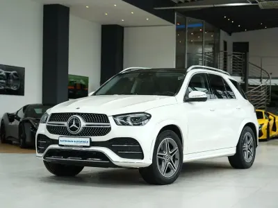 Gebraucht Mercedes GLE450 AMG AMG line 367 PS (269 kW) 2021 Diamantweiss  metalliclack SUV