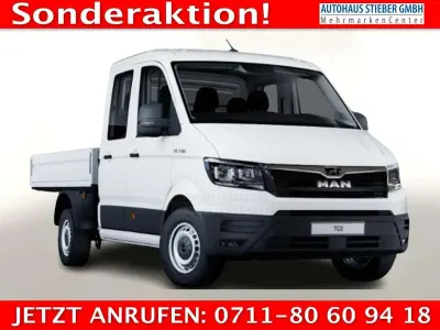 Nowe MAN TGE 140 KM (102 kW) 2025 Biały Van