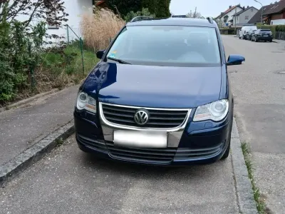 Gebraucht VW Touran United 145 PS (106 kW) 2008 Blau Van / Kleinbus
