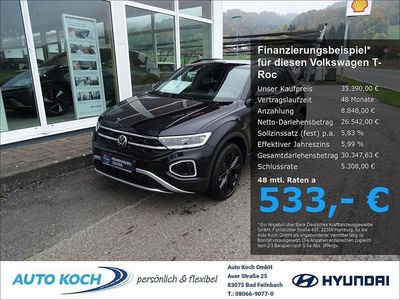 Nouă VW T-Roc IQ Drive 150 CP (110 kW) 2025 Negru SUV
