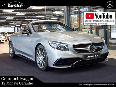Grau Gebraucht 2017 Mercedes S63 AMG AMG Cabrio | 99.900 € (Teuer)