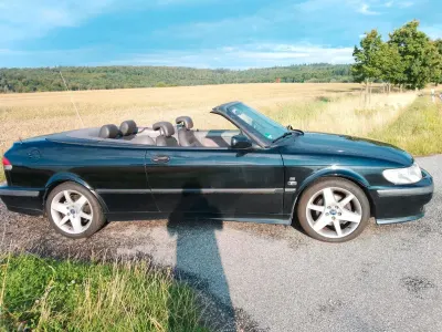 Brugt Saab 9-3 Cabriolet 211 HK (155 kW) 2001 Sort Cabriolet