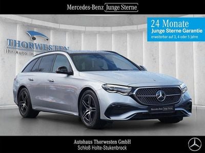 Gebraucht Mercedes E200 AMG line 204 PS (150 kW) 2025 Lack hightechsilber Kombi