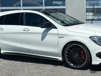 Gebraucht Mercedes CLA45 AMG AMG 381 PS (280 kW) 2015 Weiß Coupé