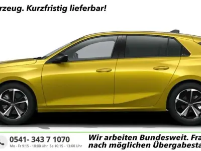 Neu Opel Astra Edition 131 PS (96 kW) 2025 Kult gelb metallic Kleinwagen