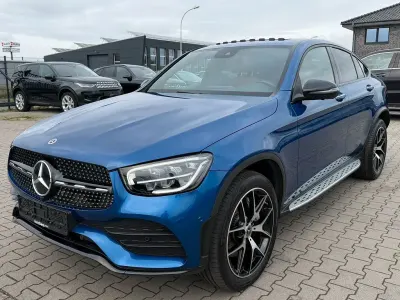 Brugt Mercedes GLC300e AMG line 306 HK (225 kW) 2022 Blå Coupe