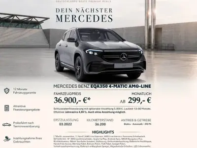 Gebraucht Mercedes EQA350