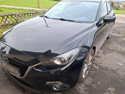 Gebraucht Mazda 3 Sports-Line 150 PS (110 kW) 2017 Schwarz Limousine