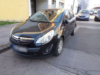 gebraucht Opel Corsa D schwarz, 1.4 16V -134tkm:Lenkradheizung, Sitzheizung