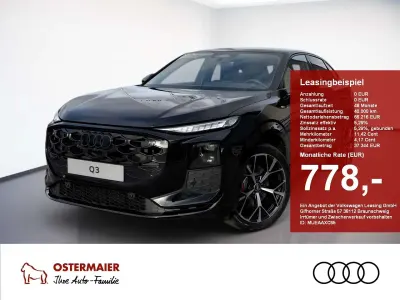 Neu Audi Q3 Sportback Sport 265 PS (194 kW) 2025 Mythosschwarz SUV