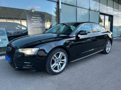 Używany Audi A5 Sportback S-Line 177 KM (130 kW) 2014 Czarny Hatchback